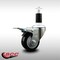Service Caster 3'' SS Black Poly Swivel 1-3/8'' Expanding Stem Caster Total Lock Brake SCC-SSEXTTL20S314-PPUB-BLK-138 - alternate 3
